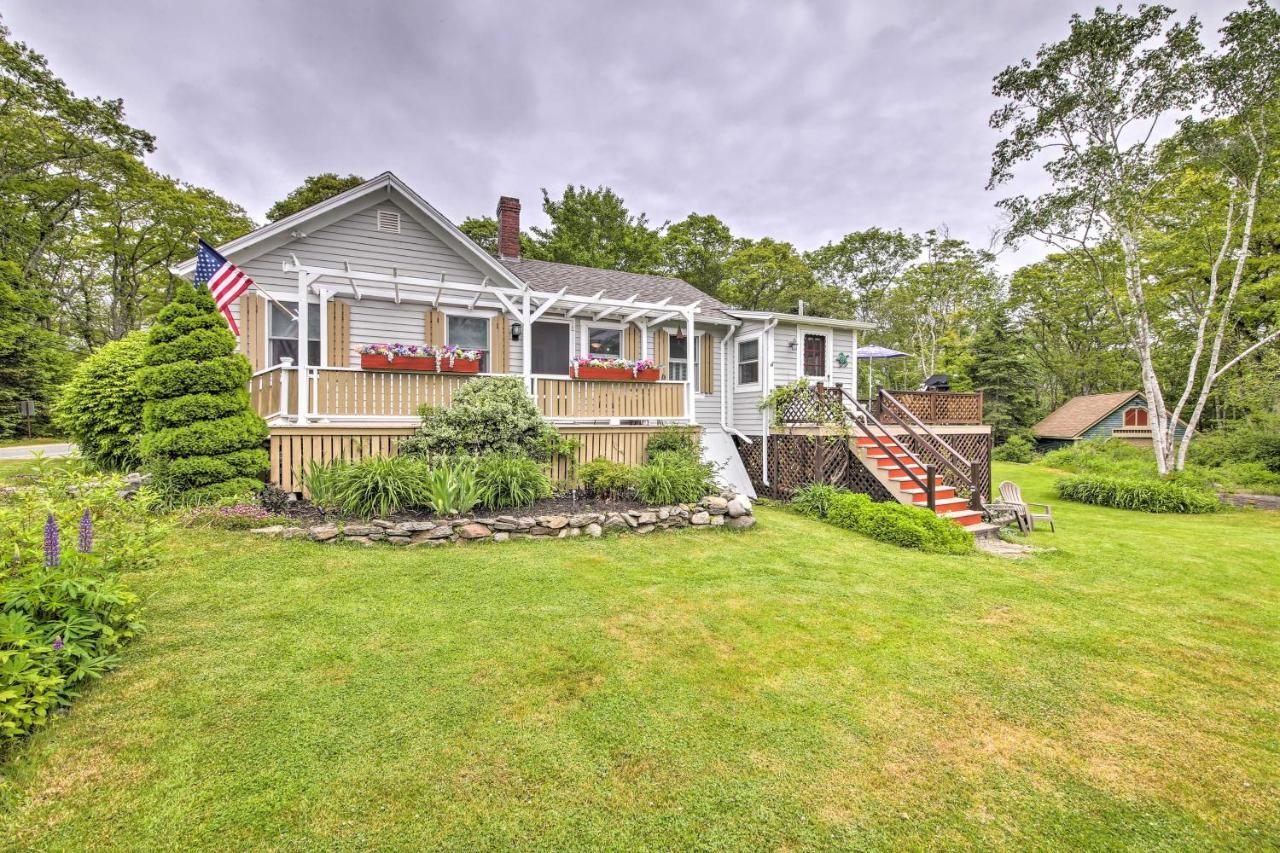 Charming East Boothbay Cottage With Large Yard! Kültér fotó