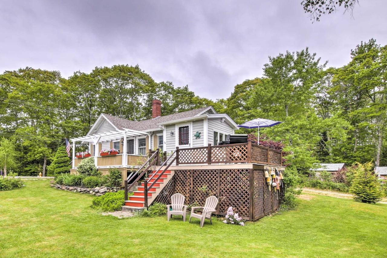 Charming East Boothbay Cottage With Large Yard! Kültér fotó